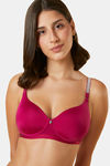 Triumph Padded Non Wired Full Coverage T-Shirt Bra - Raspberry Juice — thumbnail 4